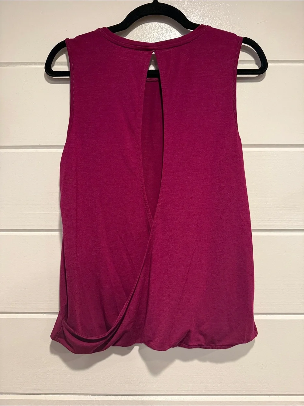 Athleta Deep Magenta Sleeveless Workout Tank.  Size - medium